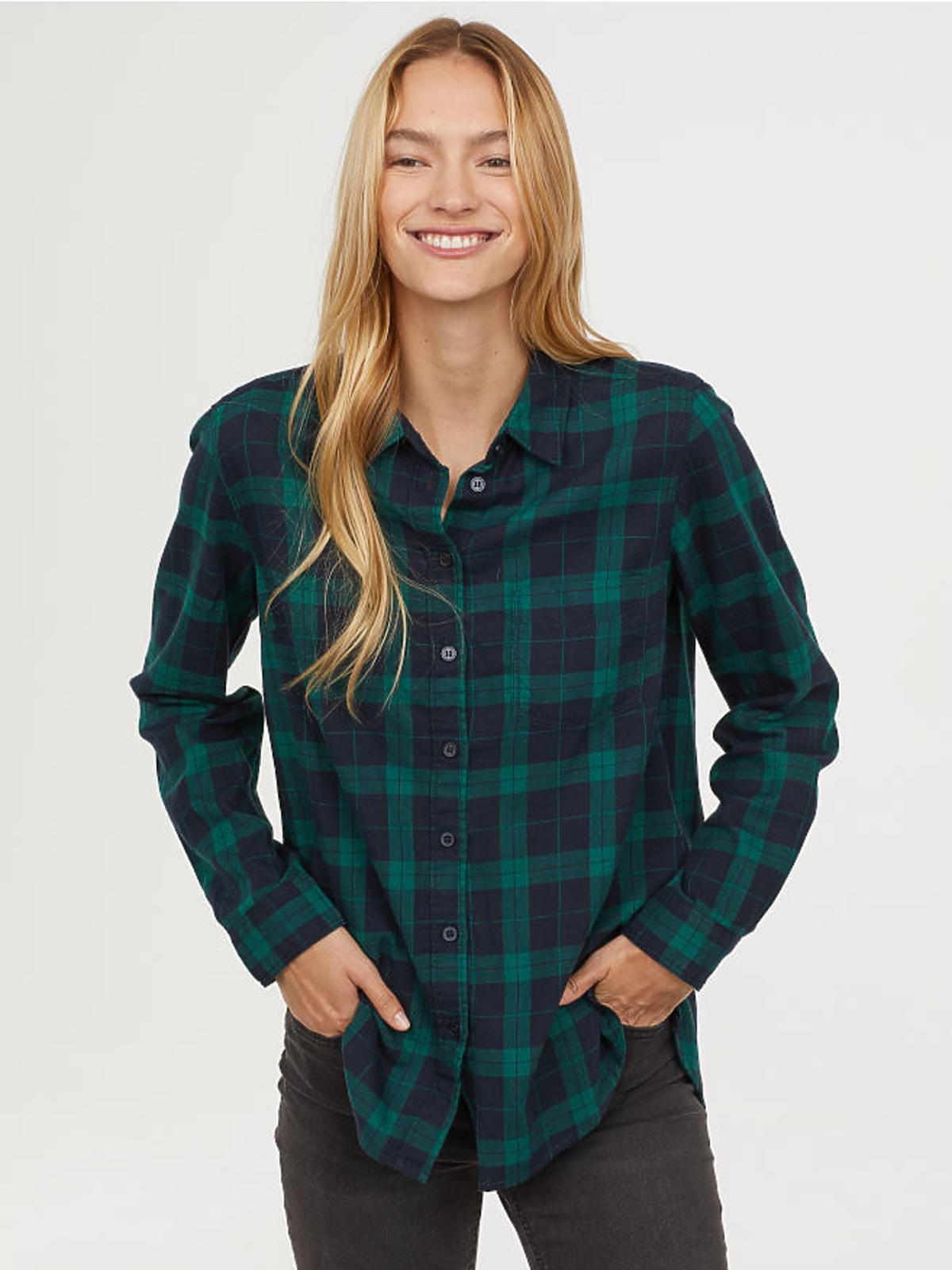 Koszula w kratkę H&M 79,90