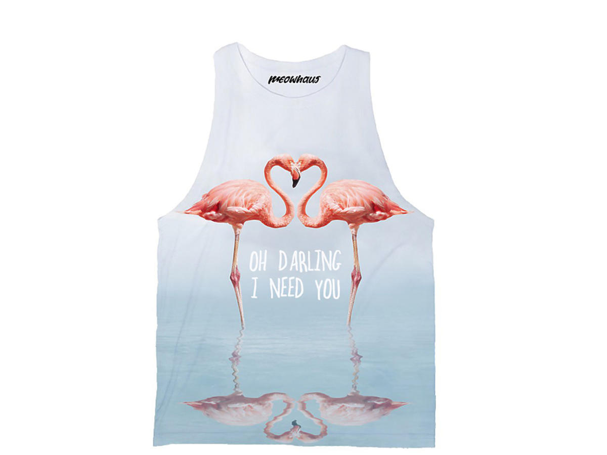 Koszulka z flamingami