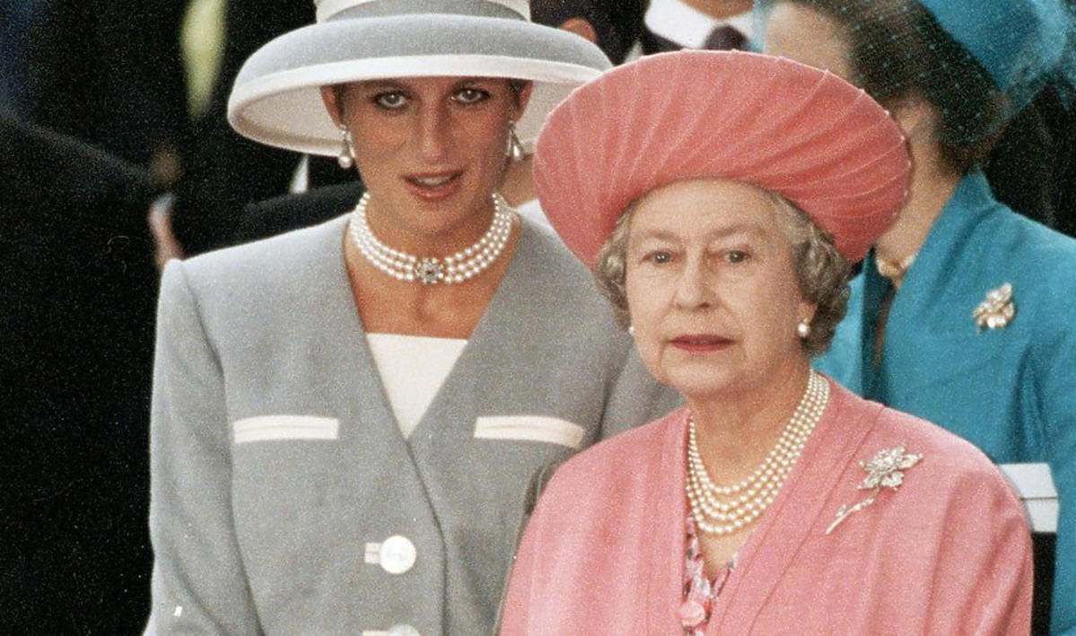 królowa Elżbieta II, księżna Diana