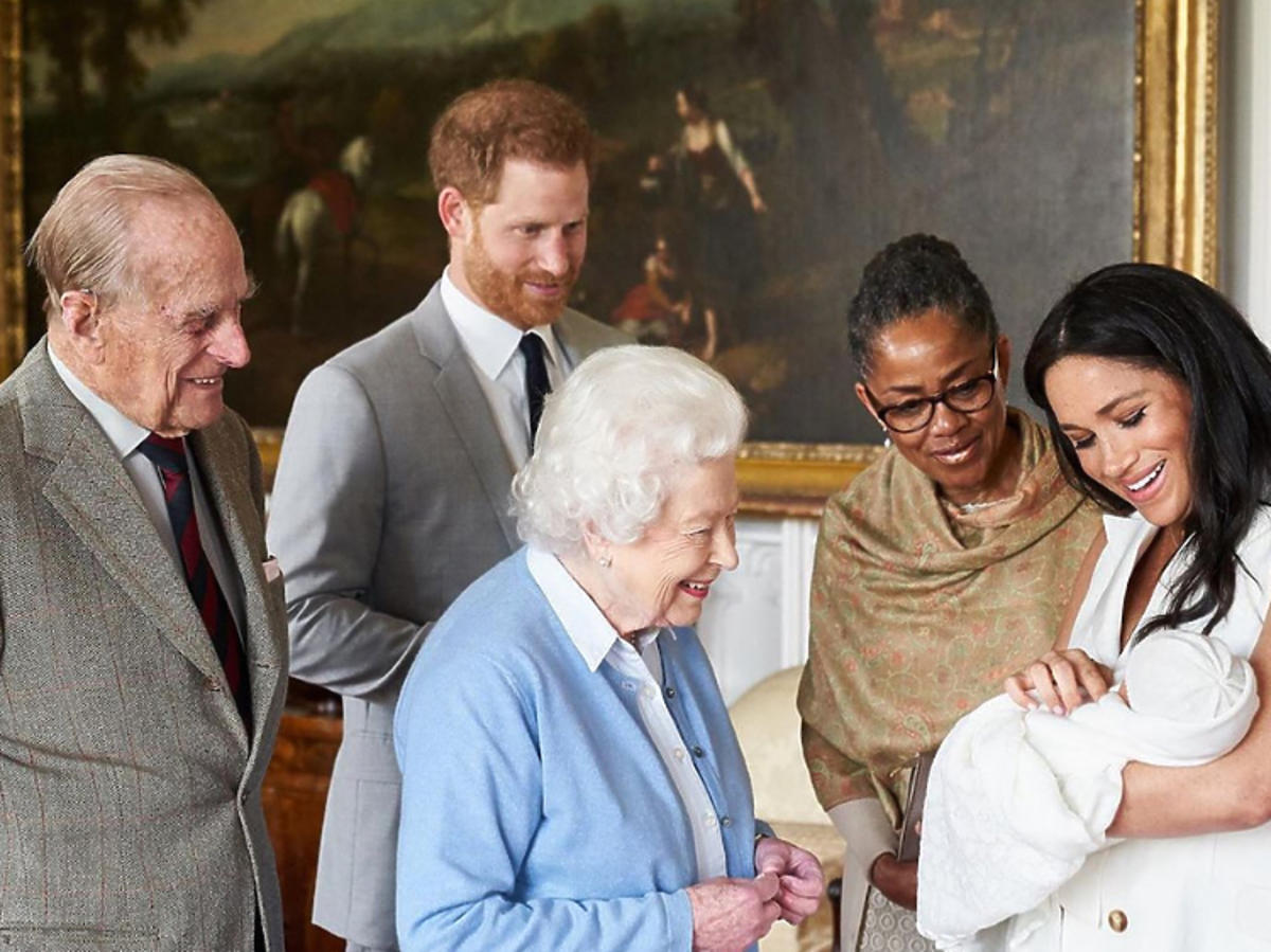 królowa Elżbieta II, Meghan Markle, archie