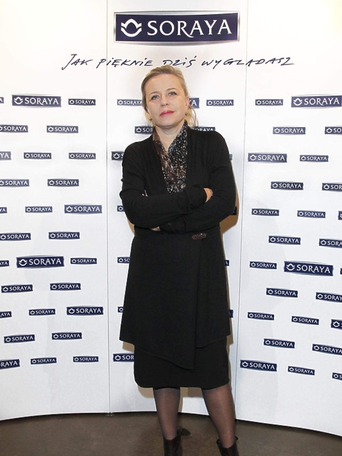 Krystyna Janda na teście kremów marki Soraya