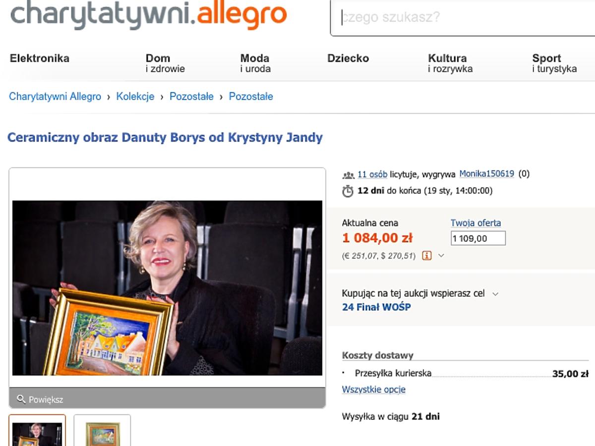 Krystyna Janda z obrazem
