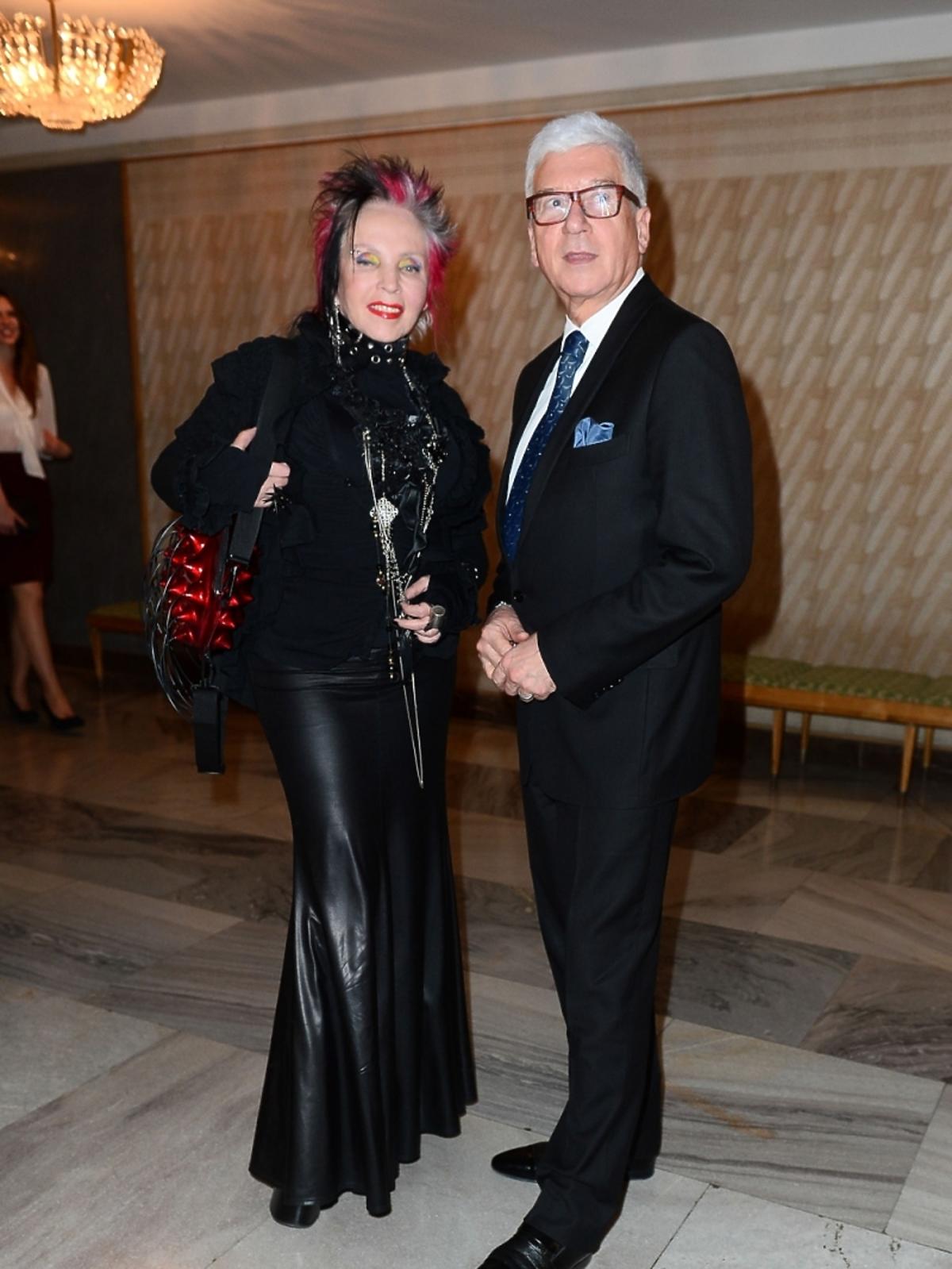 Krystyna Mazurówna i Ryszard Rembiszewski na premierze baletu Casanova w Teatrze Wielkim