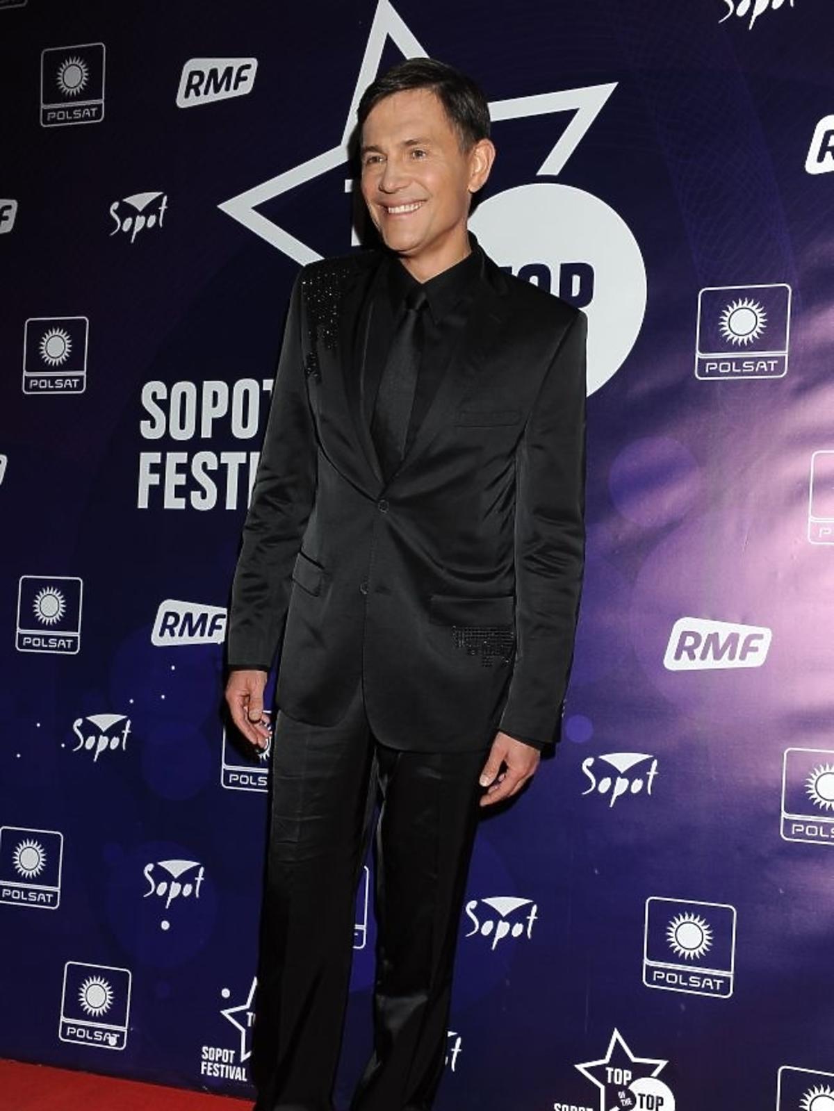 Krzysztof Ibisz podczas pierwszego dnia Sopot Top of the Top Festival 2013