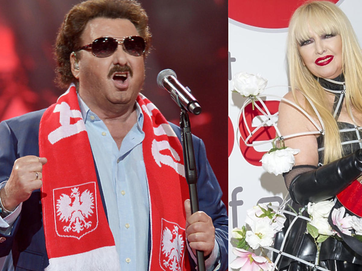 Krzysztof Krawczyk i Maryla Rodowicz na scenie
