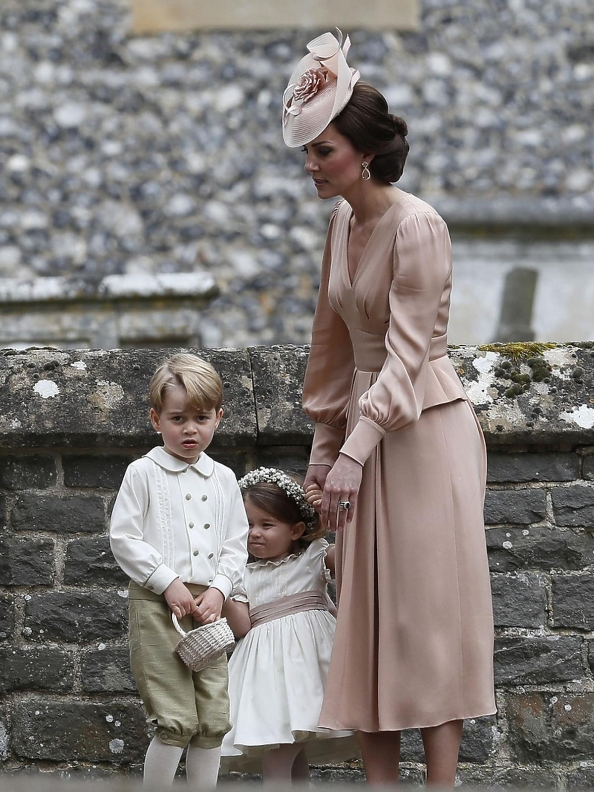 książę George, księżniczka Charlotte, księżna Kate
