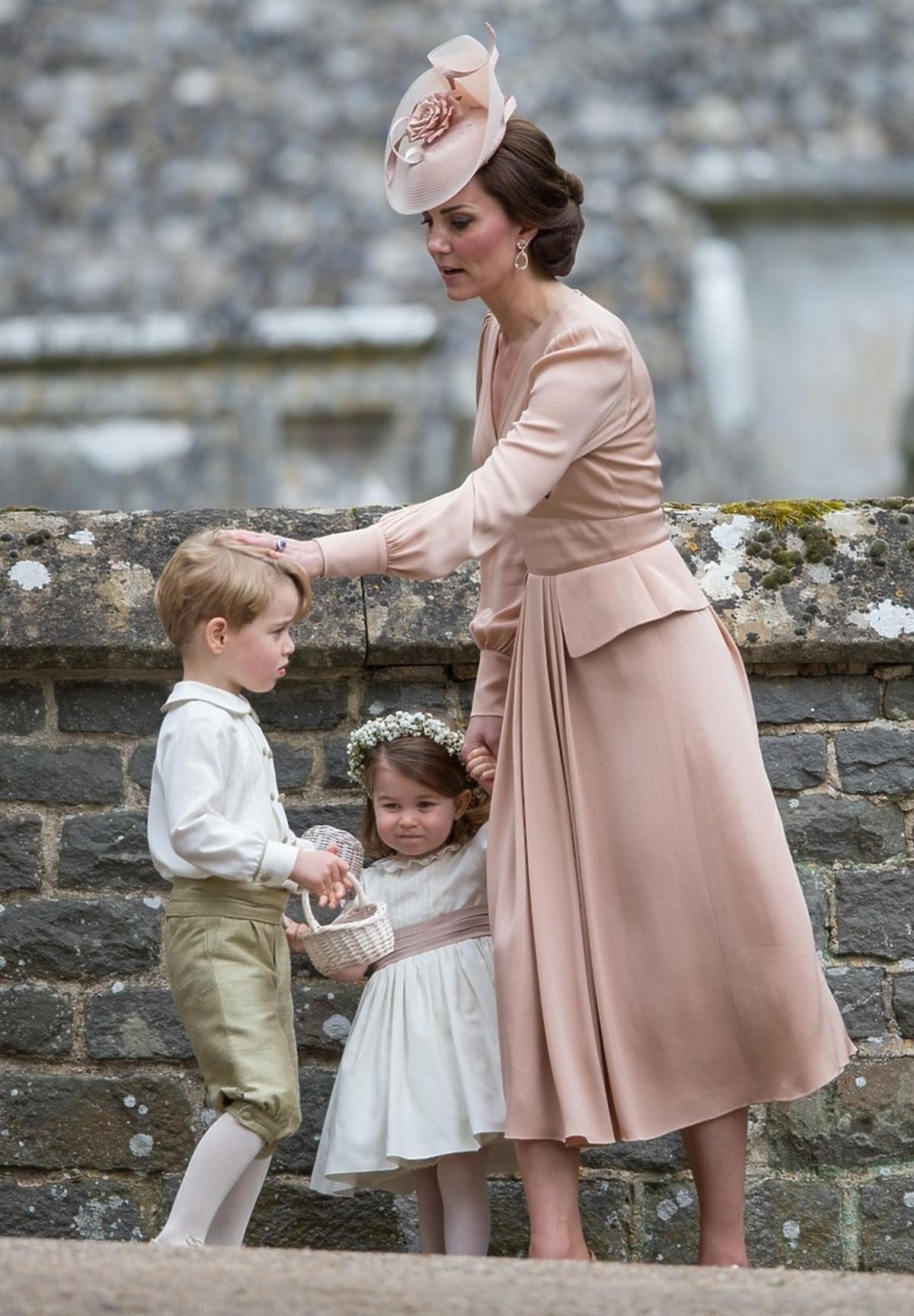 książę George, księżniczka Charlotte, księżna Kate