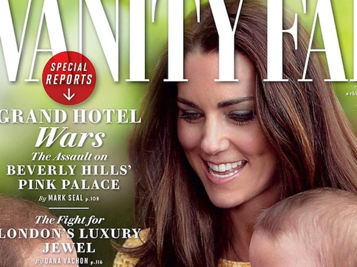 Książę George na okładce Vanity Fair