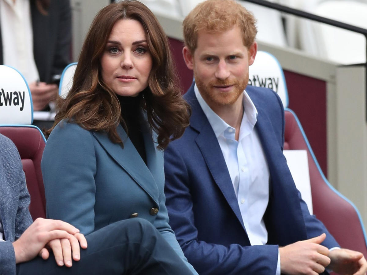 Książę Harry i księżna Kate podczas oficjalnej wizyty
