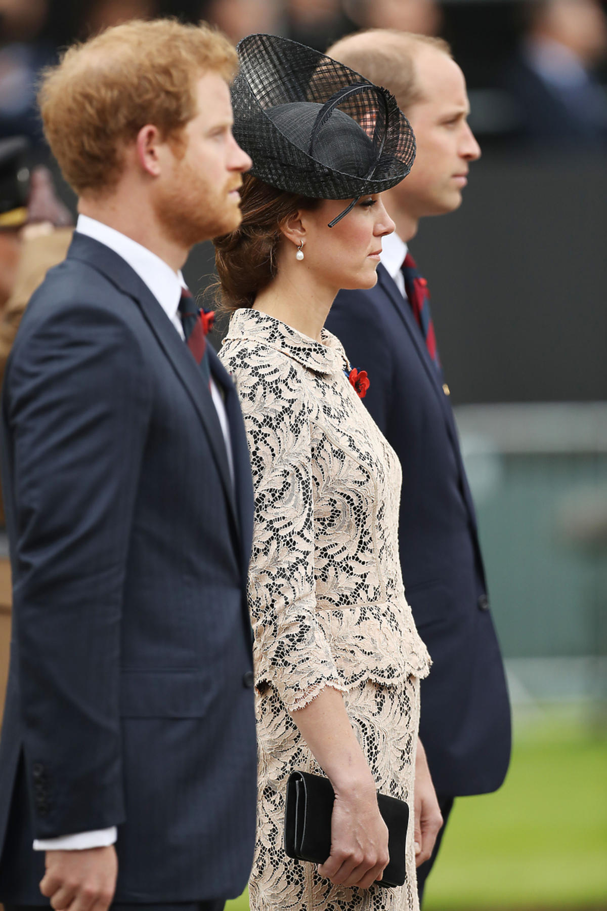 książę Harry, księżna Kate, książę William