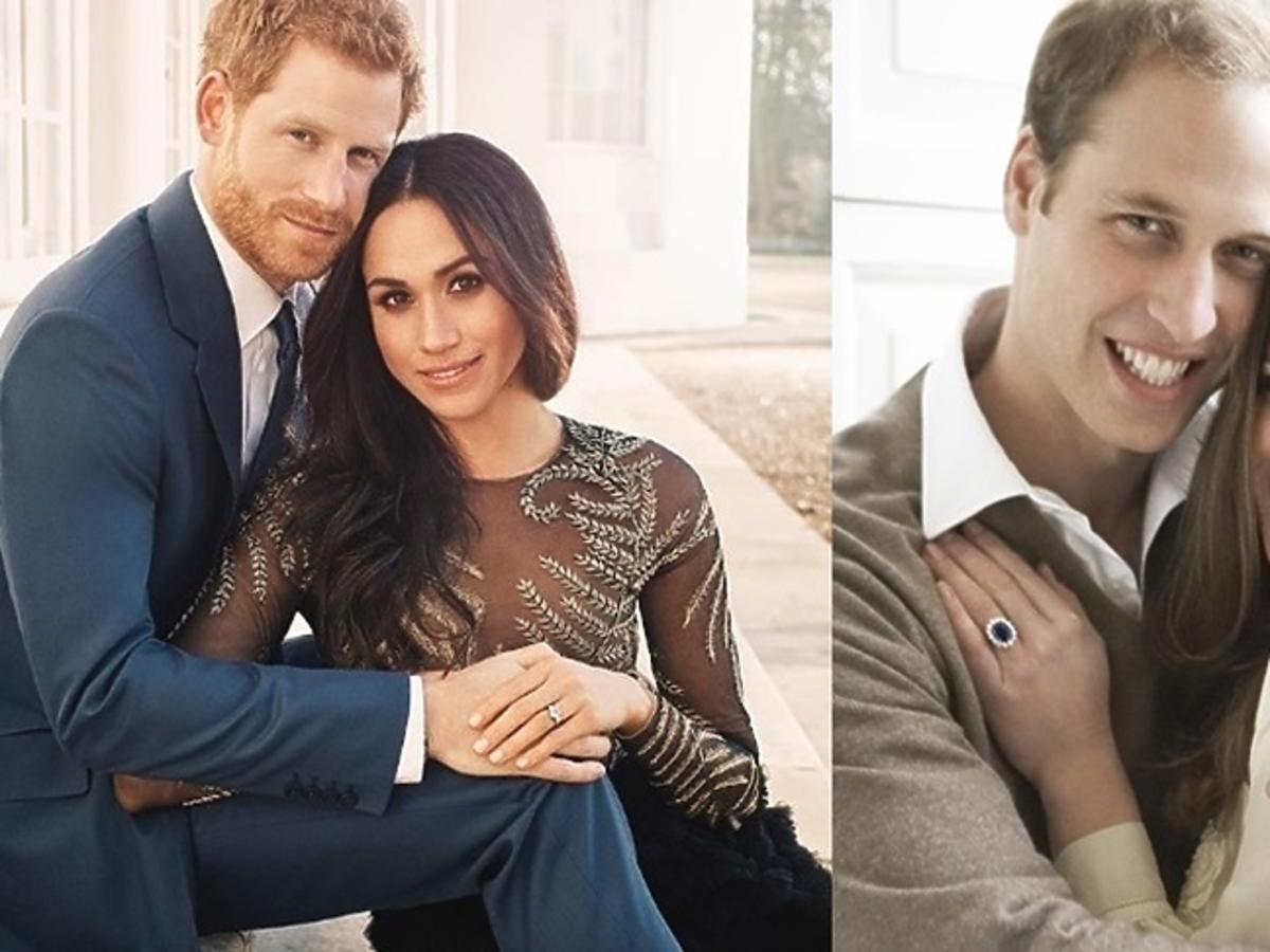książę Harry, Meghan Markle, książę William, księżna Kate