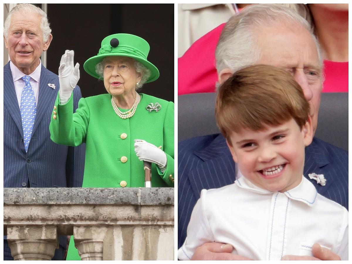 Książę Louis stroi śmieszne miny ostatniego dnia Platynowego Jubileuszu królowej Elżbiety II