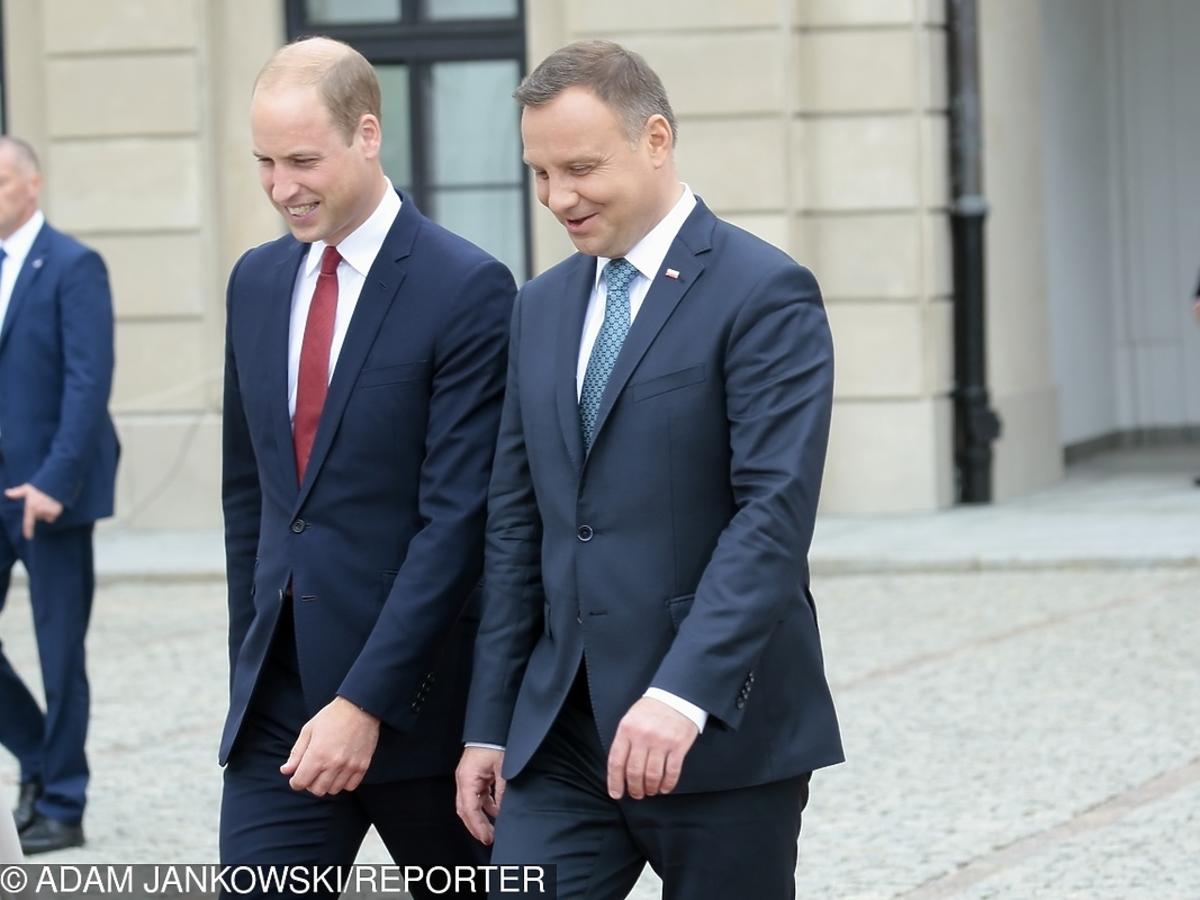 książę William, Andrzej Duda