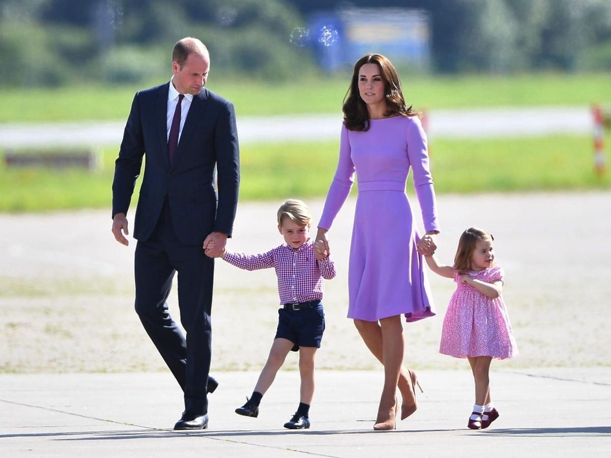Książę William, książę George, księżna Kate, księżna Charlotte
