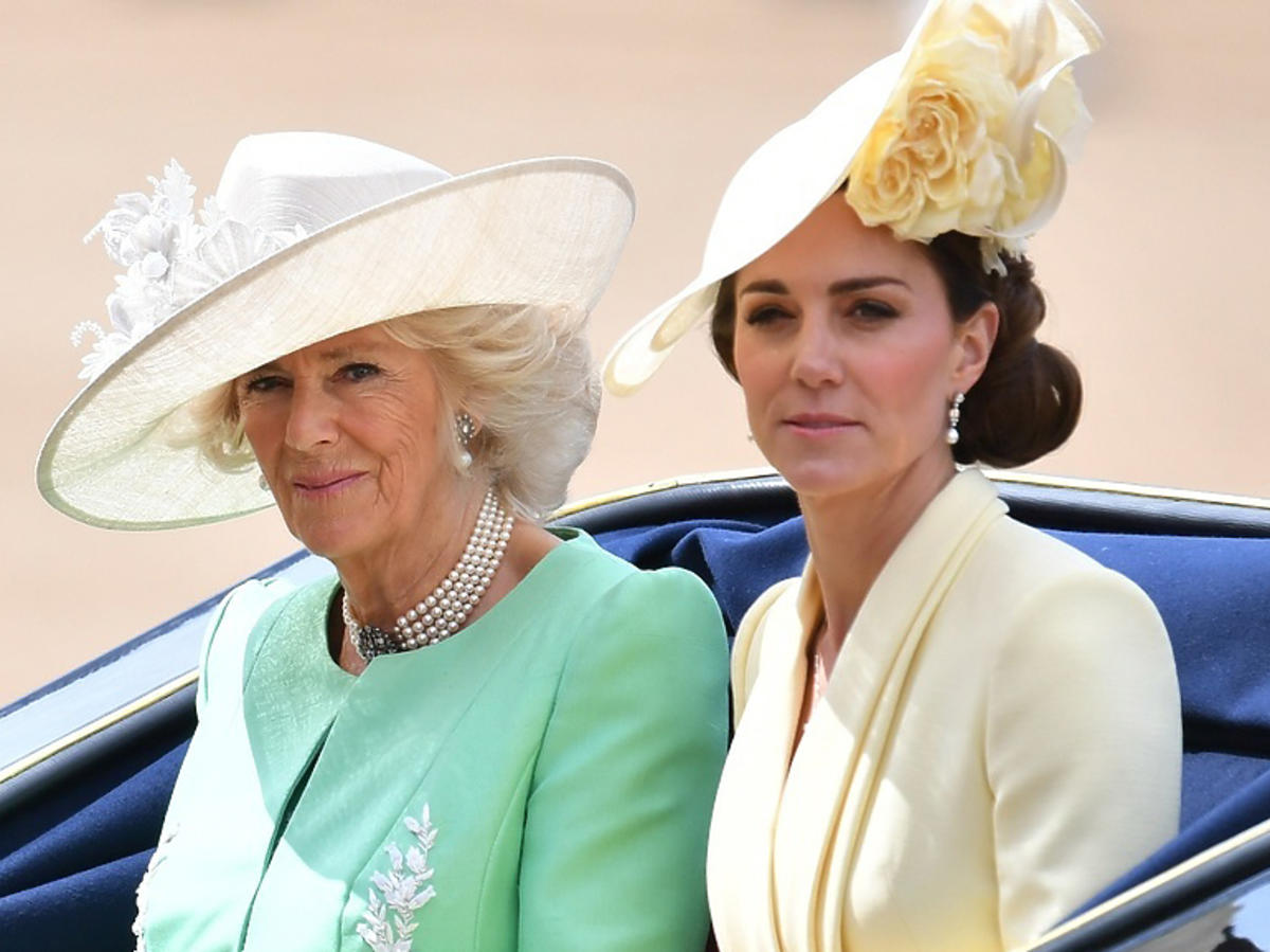 księżna Camilla, księżna Kate na urodzinach królowej