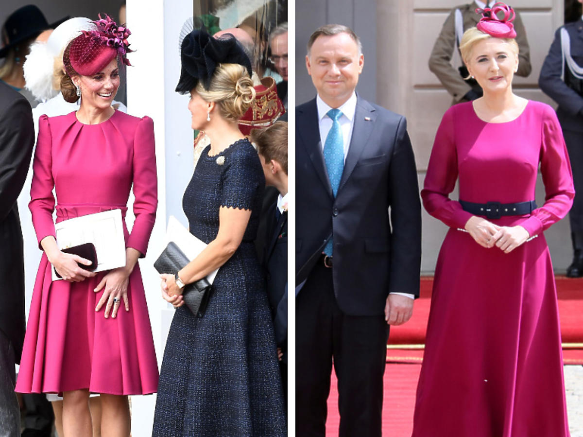 księżna Kate, Agata Duda w prawie identycznej stylizacji