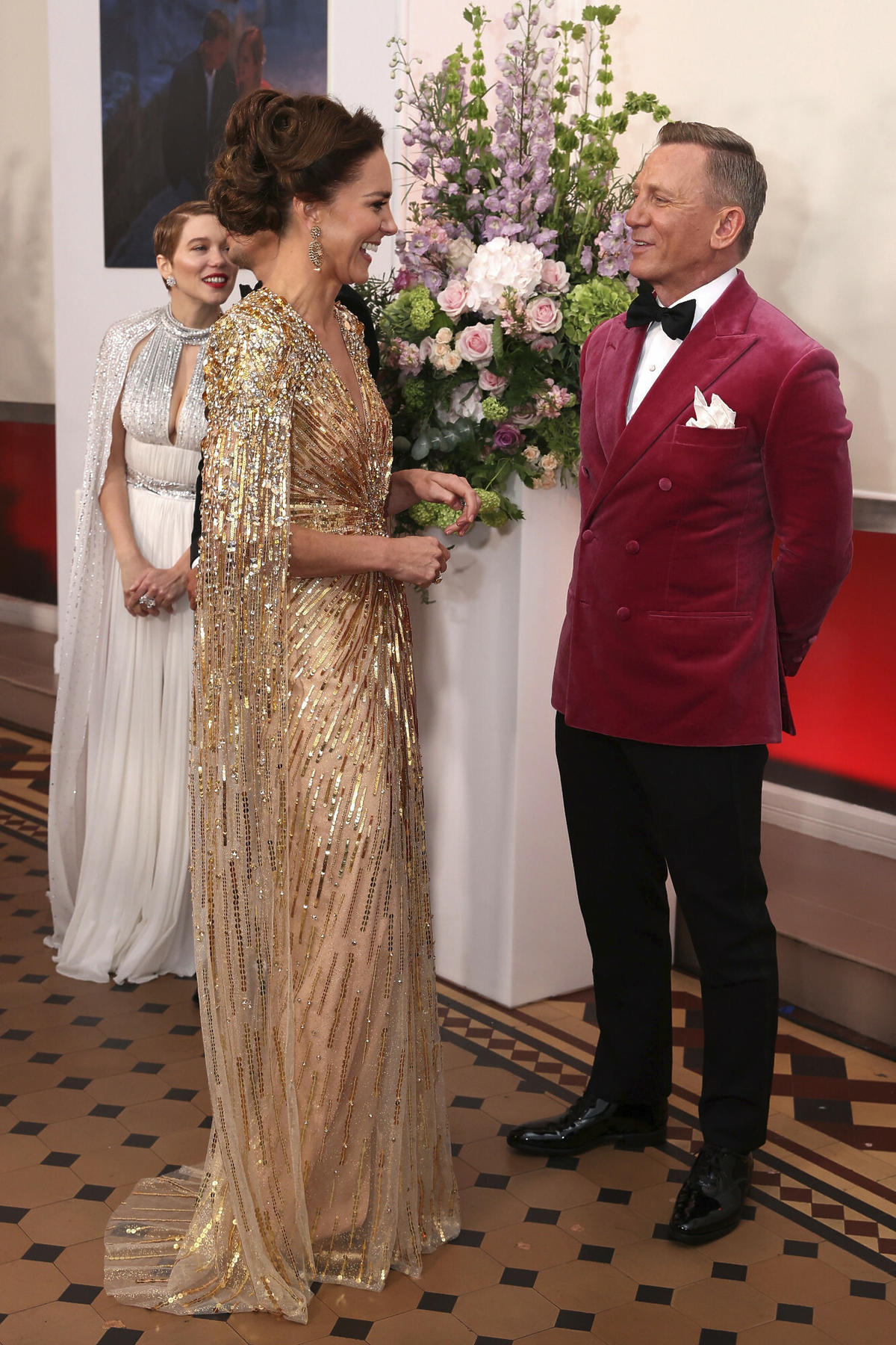 Księżna Kate i Daniel Craig na premierze  premierze 