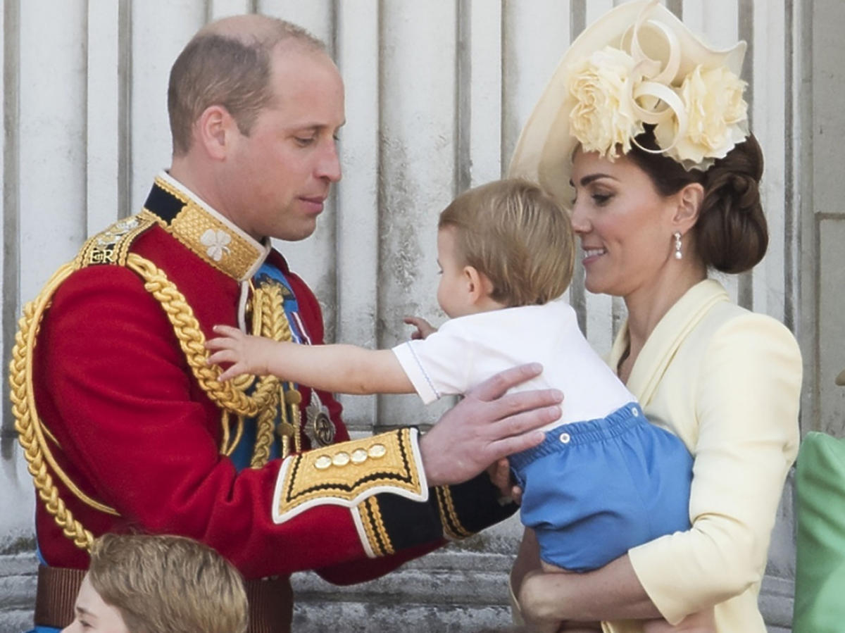 Księżna Kate i Książę William książę Louis