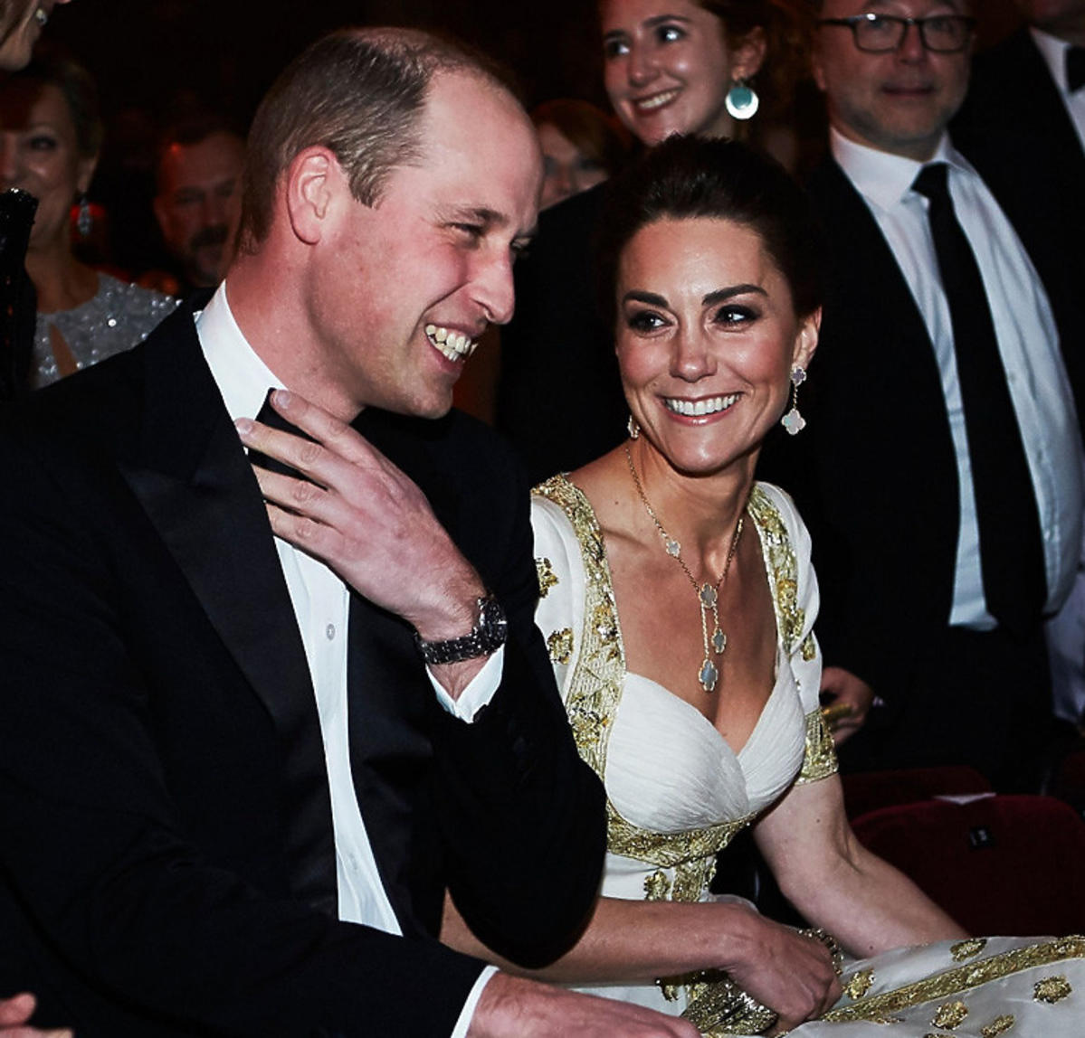 Księżna Kate i książę William na BAFTA 2020