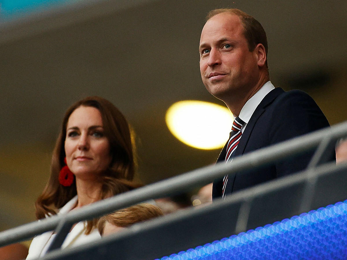 Księżna Kate i książę William na finale Euro 2020 (2021)
