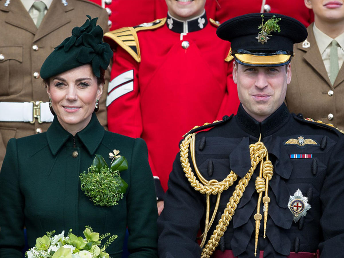 Księżna Kate i książę William podczas Dnia św. Patryka w Londynie