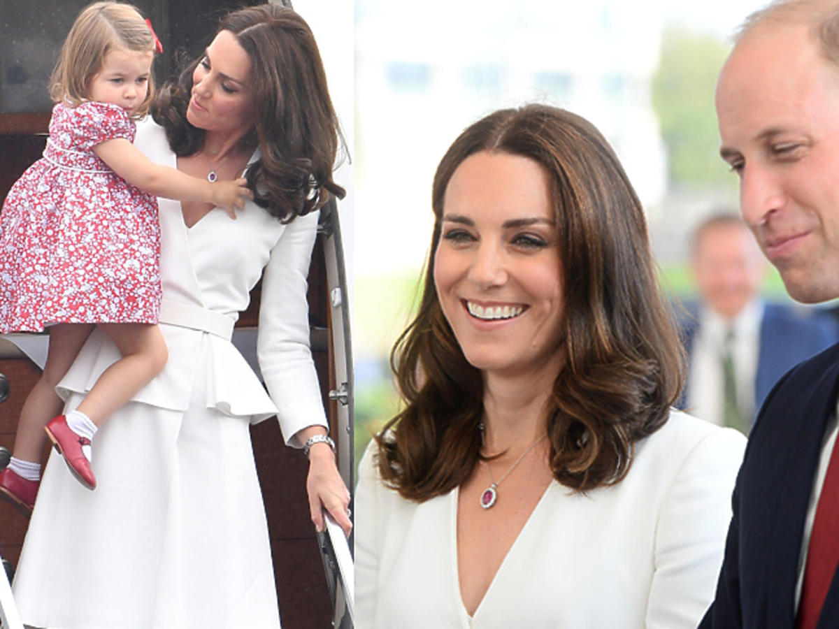 Księżna Kate i książę William podczas oficjalnej wizyty w Polsce