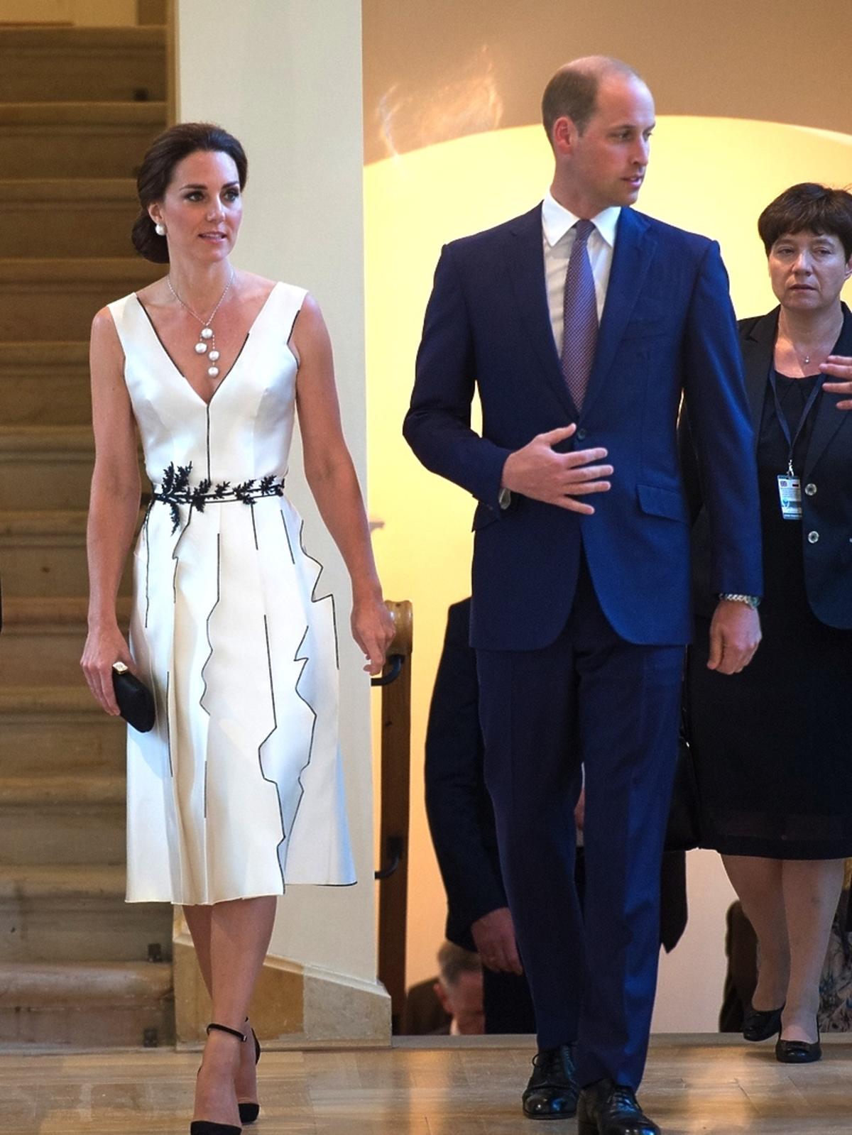 Księżna Kate i książę William w Warszawie