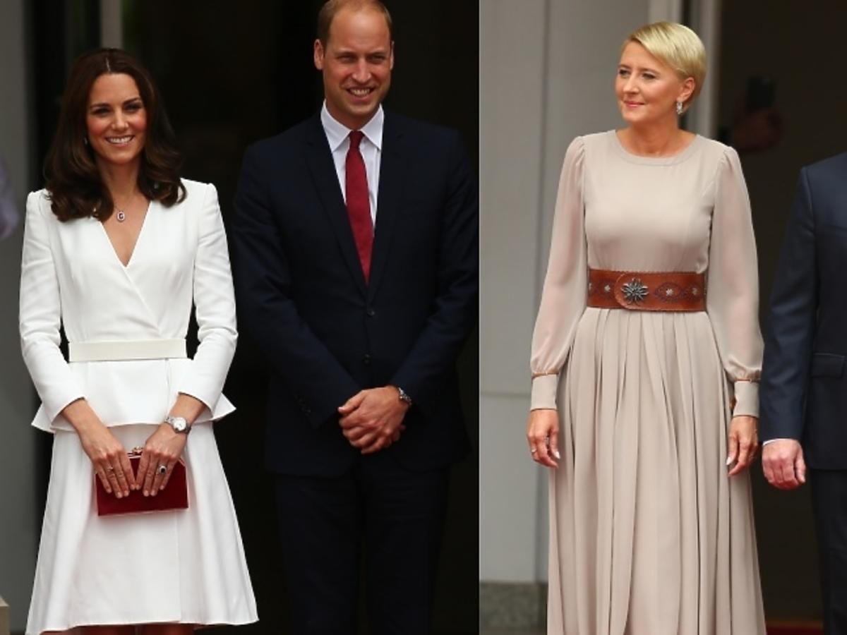 księżna Kate, książę William, Andrzej Duda, Agata Duda 