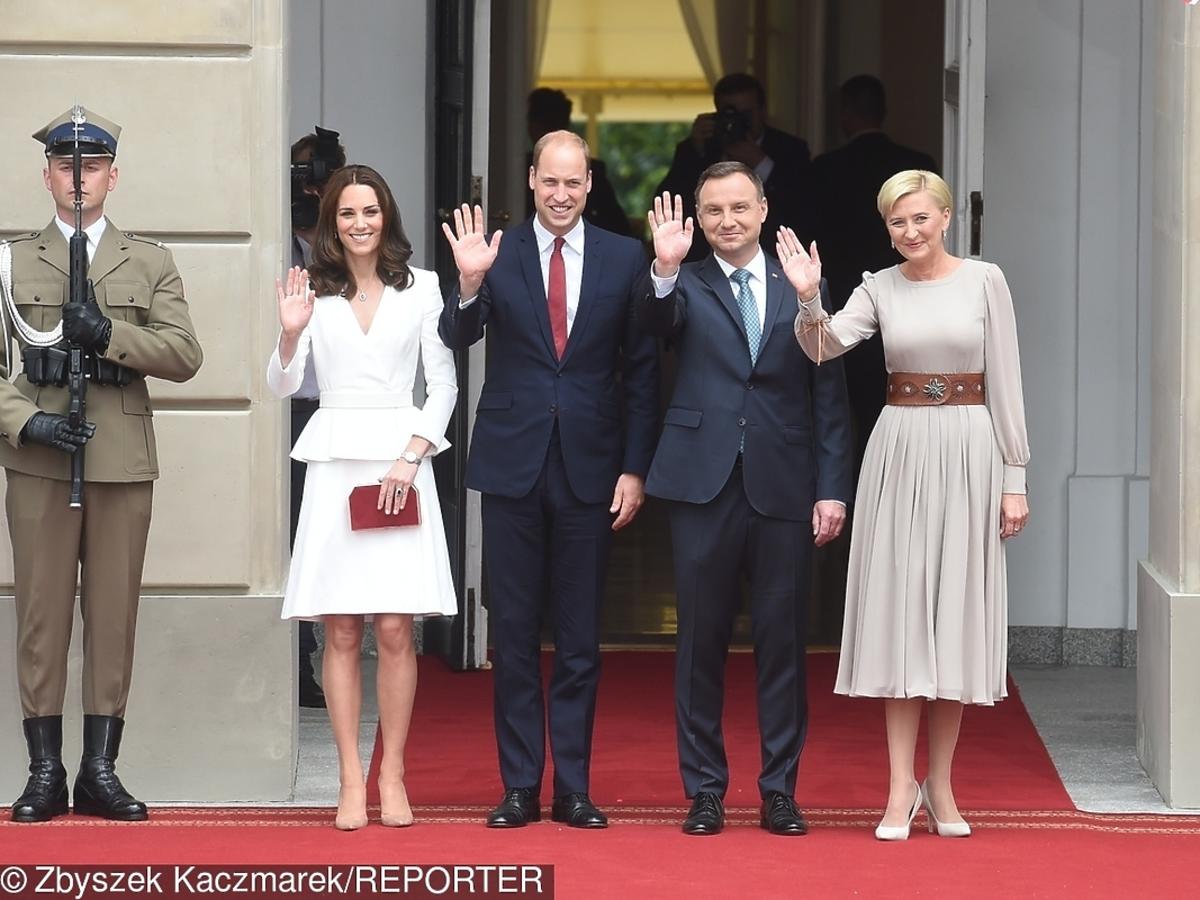 księżna Kate, książę William, Andrzej Duda, Agata Duda