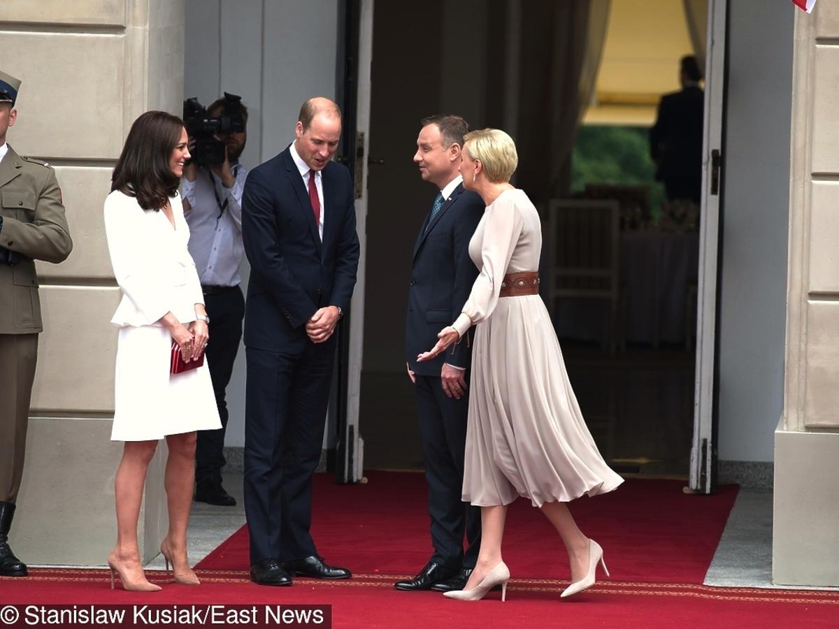 Księżna Kate, książę William, Andrzej Duda i Agata Duda