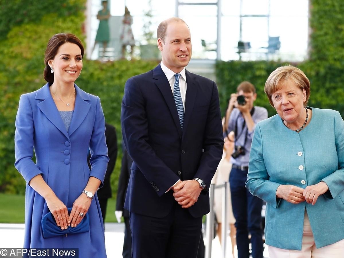 księżna Kate, książę William, Angela Merkel