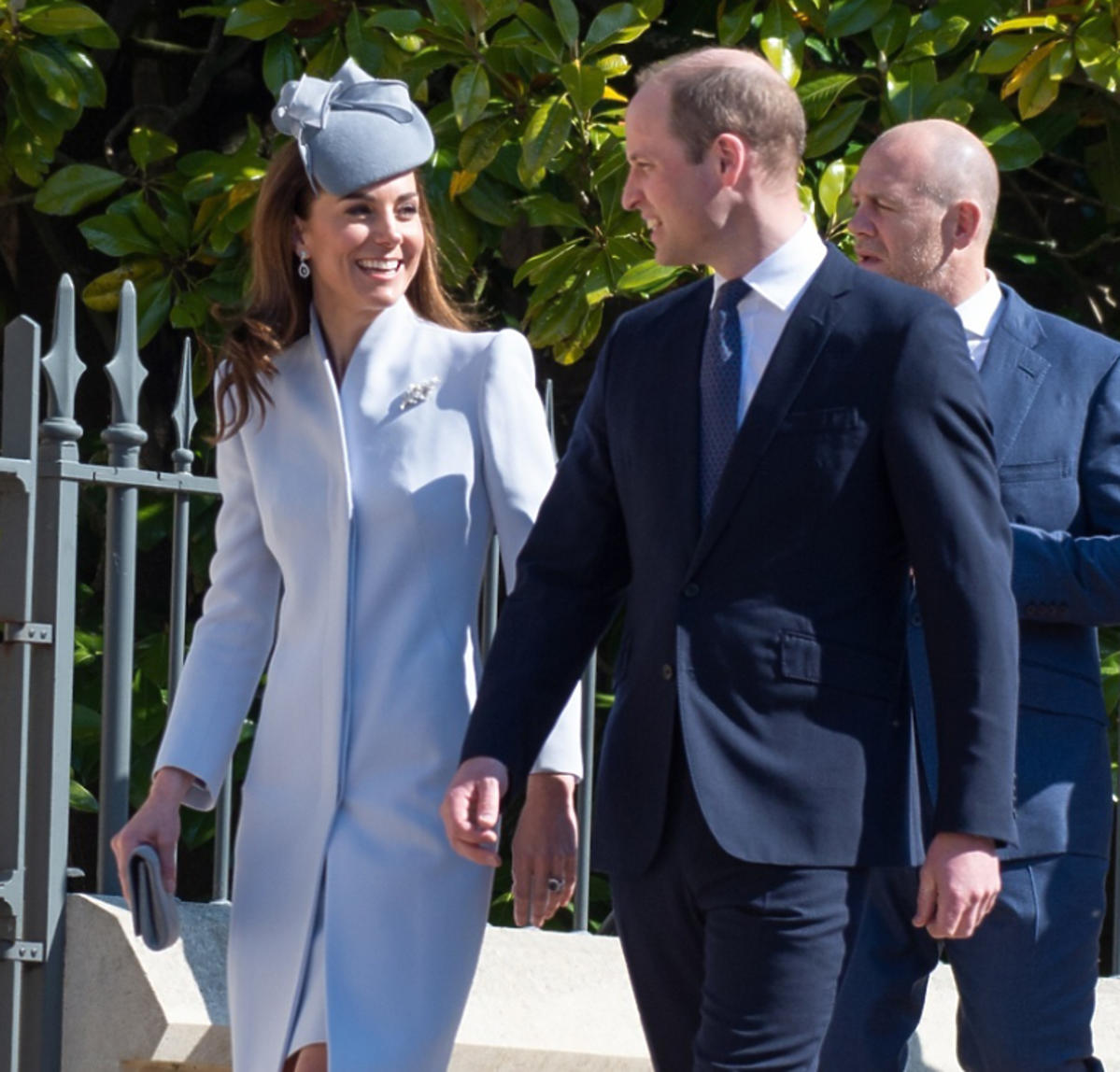 księżna Kate, książę William idą na mszę