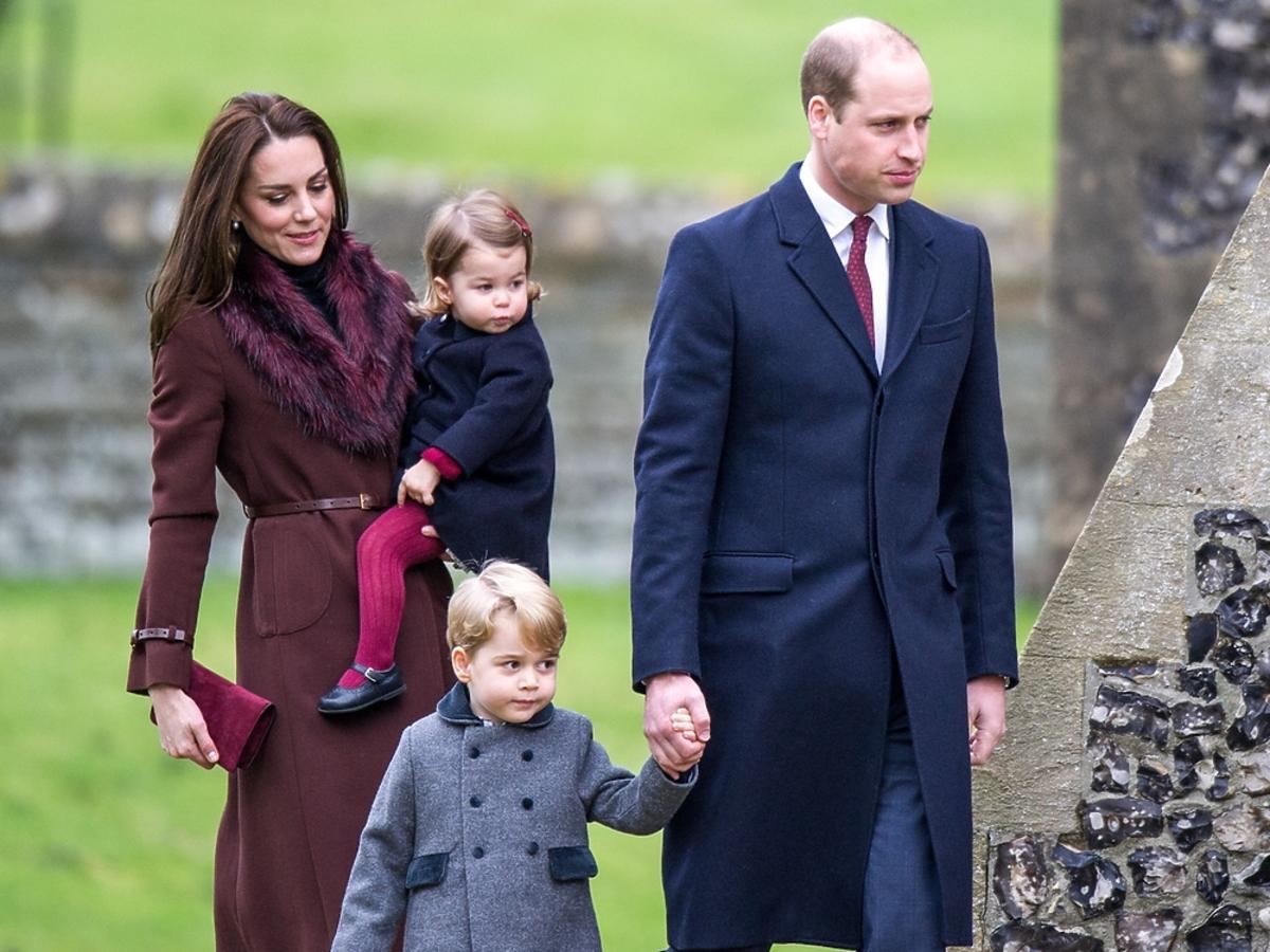 księżna Kate, książę William, książę George, księżniczka Charlotte