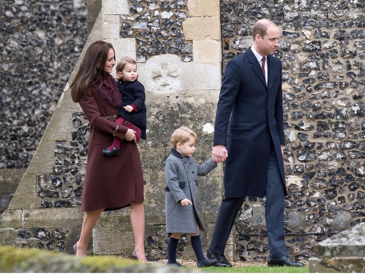 księżna Kate, książę William, książę George, księżniczka Charlotte