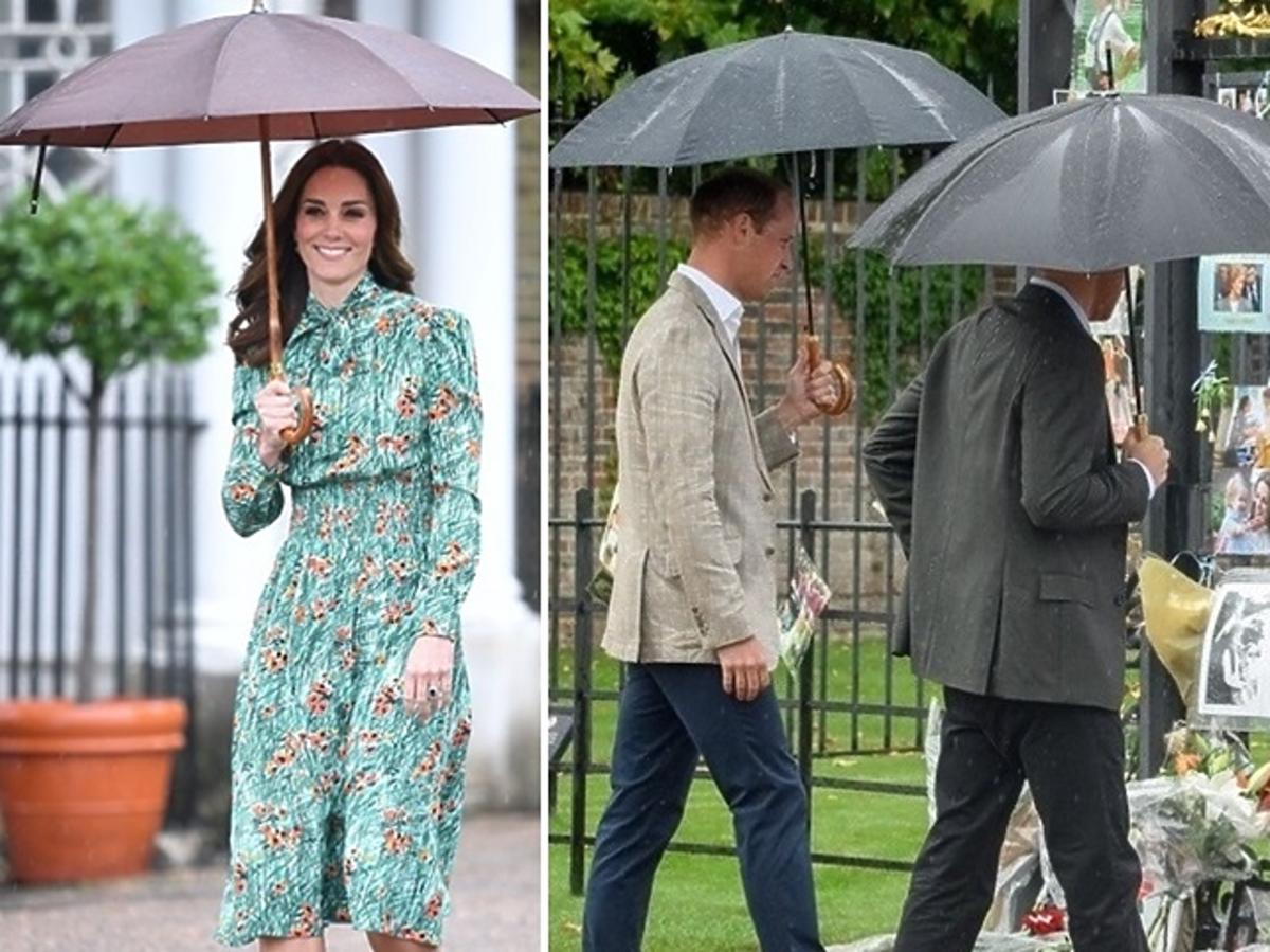 księżna Kate, książę William, książę Harry