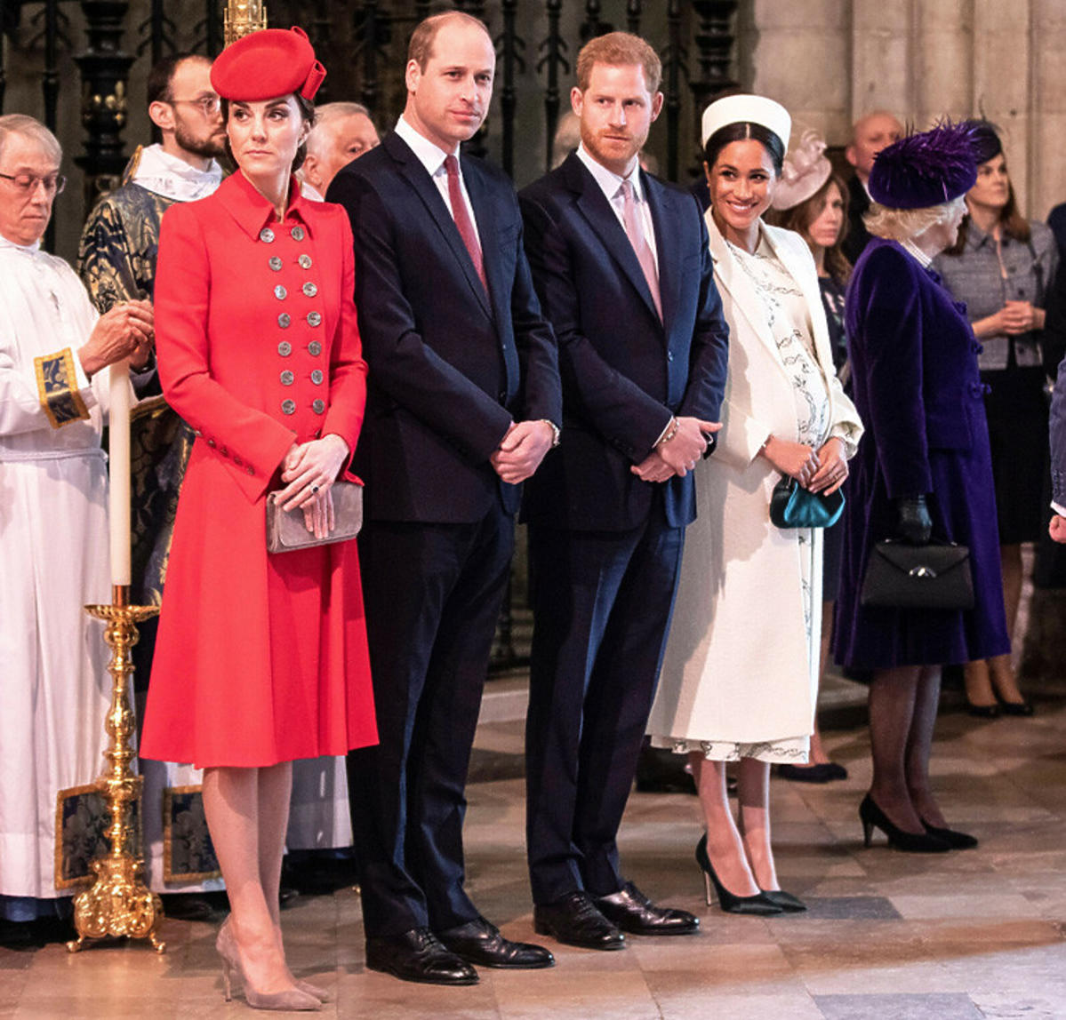 księżna kate, Książę william, książę Harry i Meghan