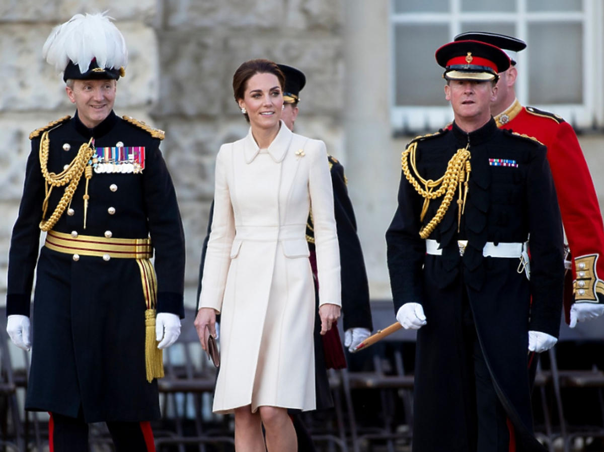 Księżna Kate na paradzie