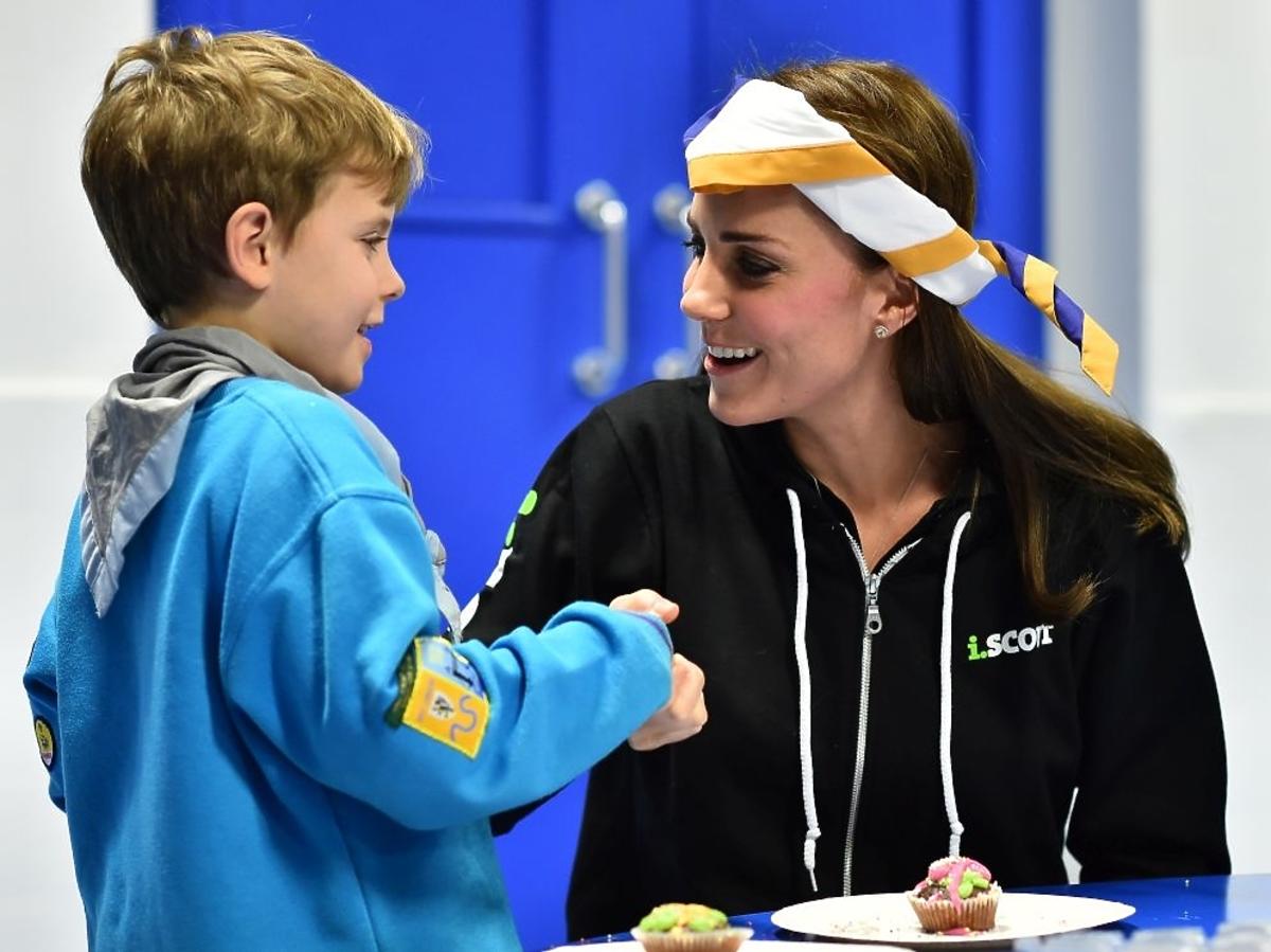 Księżna Kate na sportowo