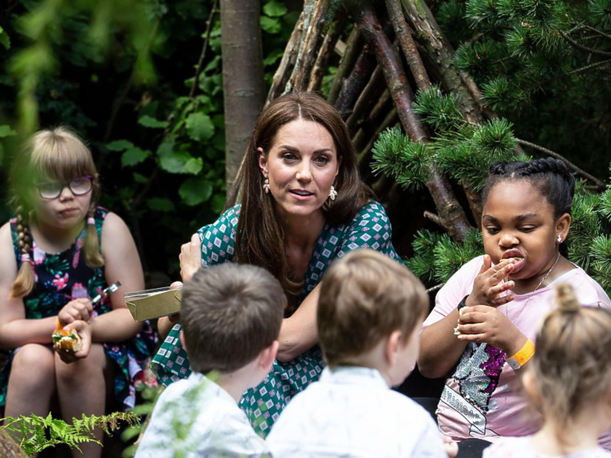 Księżna Kate na spotkaniu z dziećmi