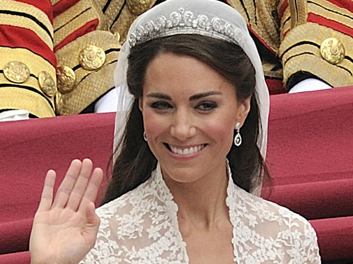 Księżna Kate podczas ślubu