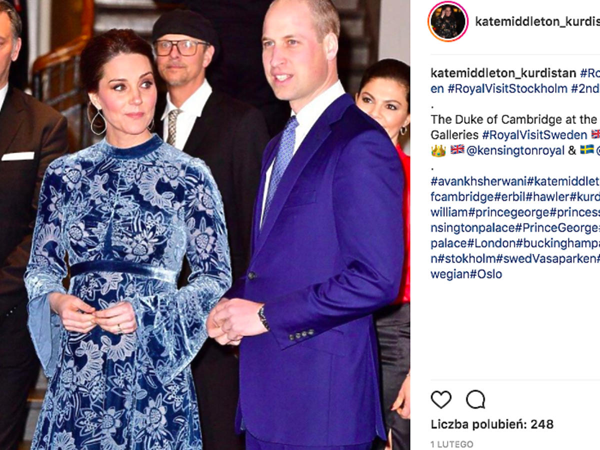 Księżna Kate w ciąży stawia na niebieskie stylizacje