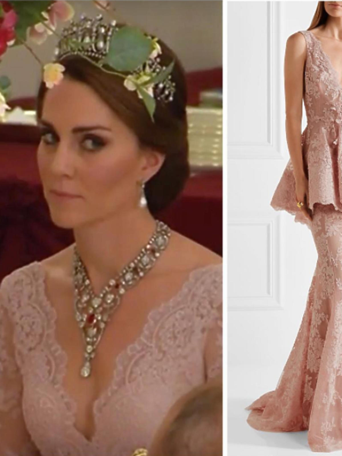 Ksieżna Kate w sukni Marchesa