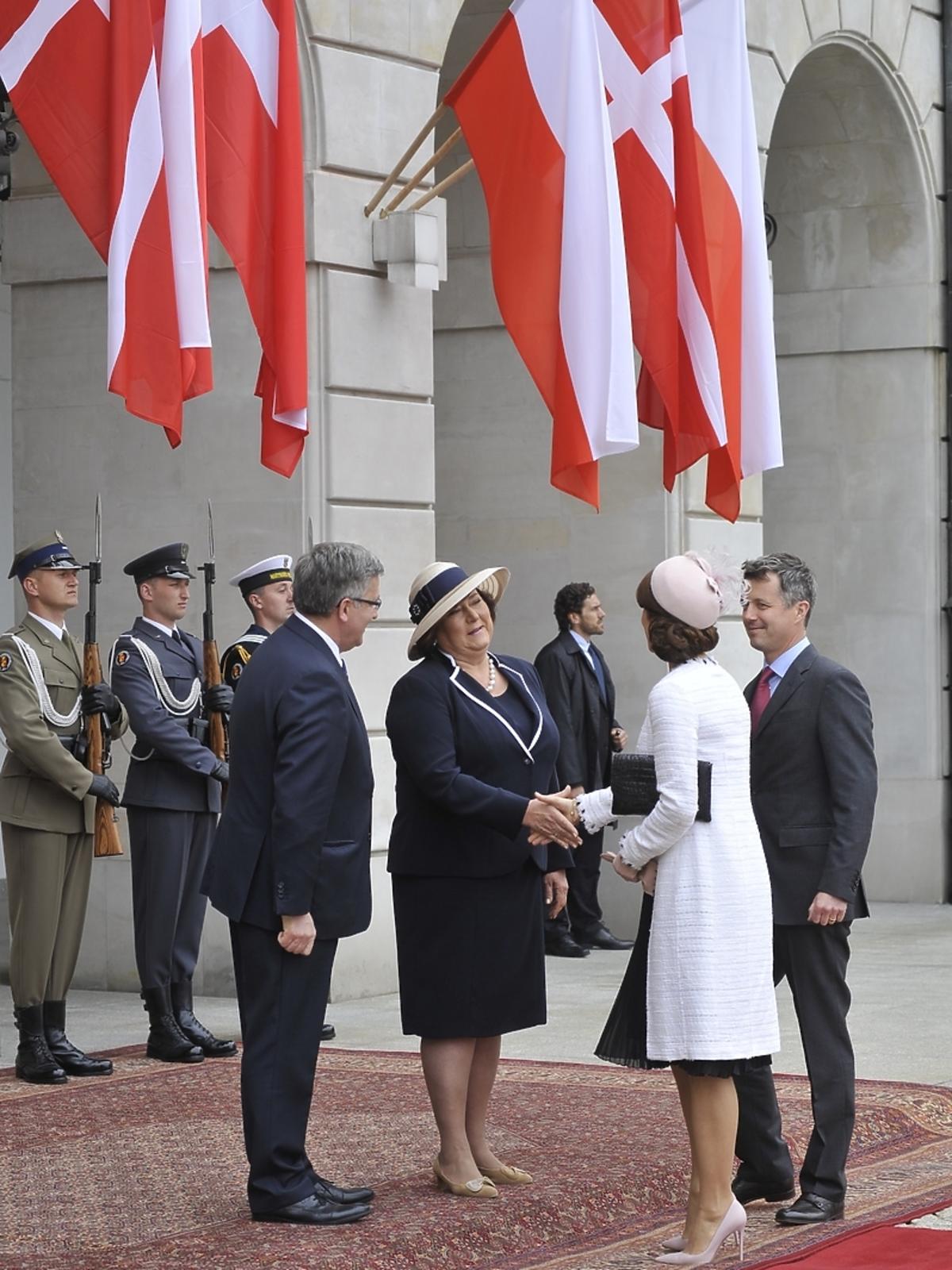 Księżna Maria Elżbieta i Książę Danii Fryderyk w Warszawie