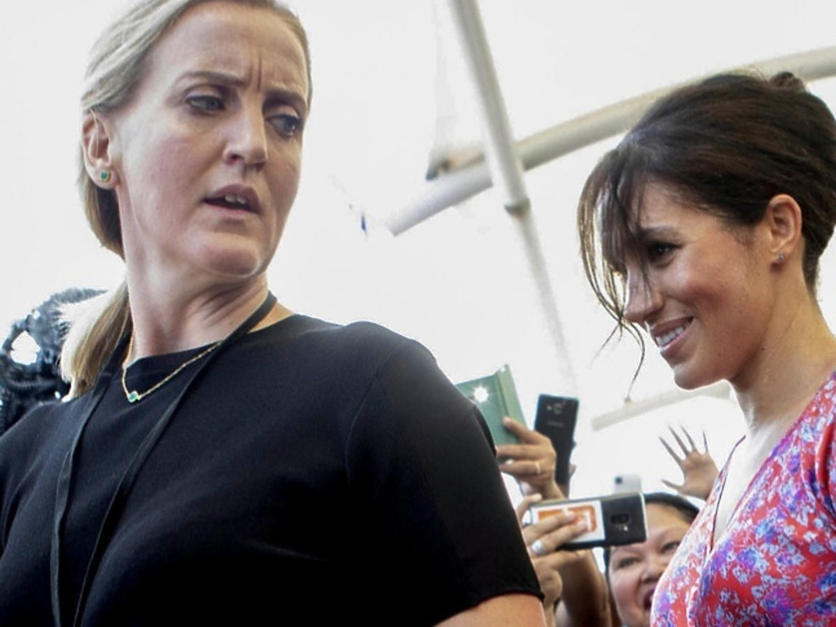 Księżna Meghan ewakuowana z targu