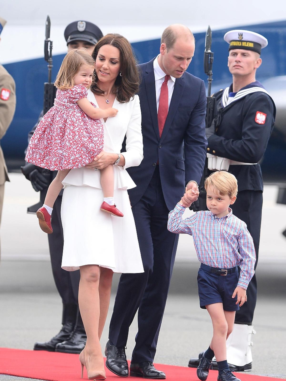 księżniczka Charlotte, księżna Kate, książę William, książę George