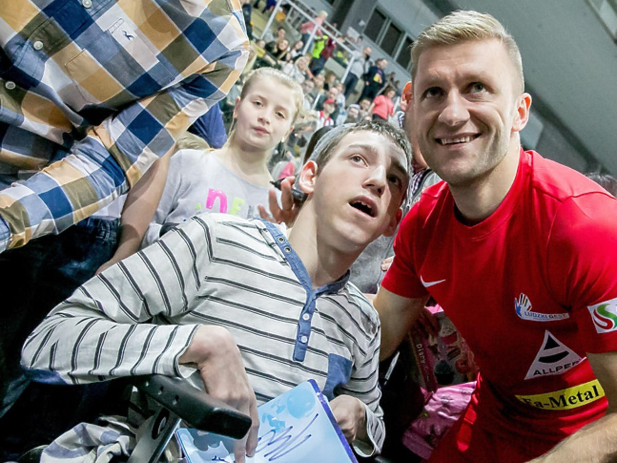 Kuba Błaszczykowski z dzieckiem 