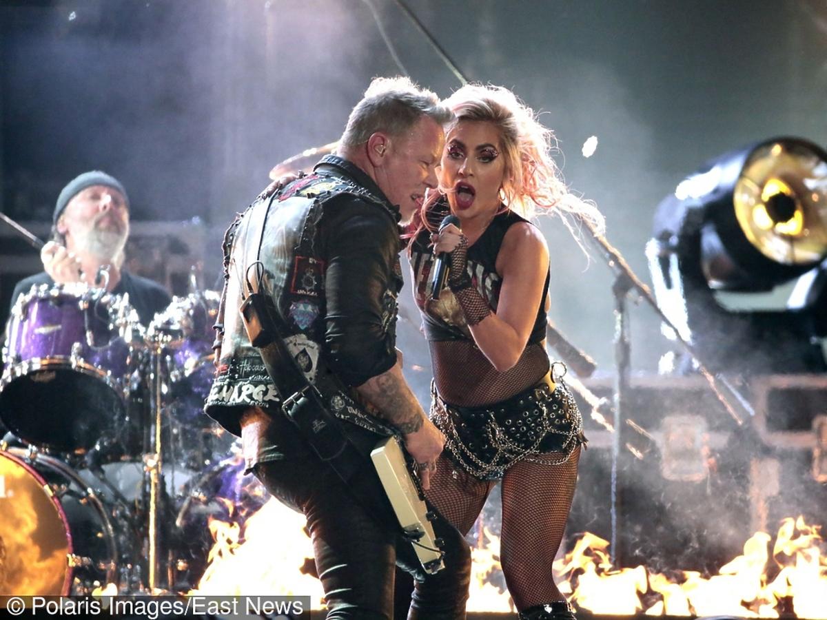 Lady Gaga z wokalistą Metallici
