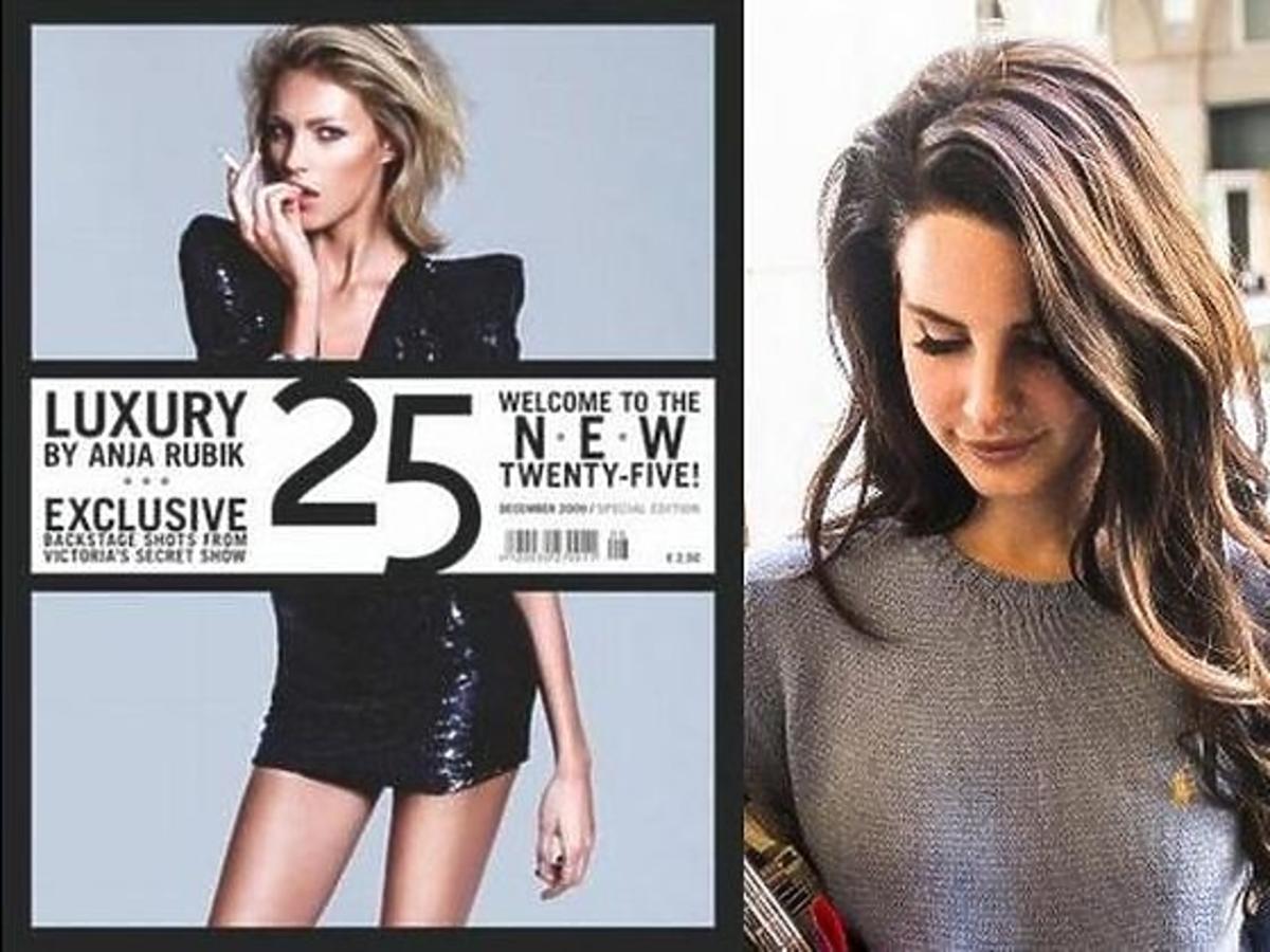 Lana Del Rey czyta "25 Magazine" Anji Rubik