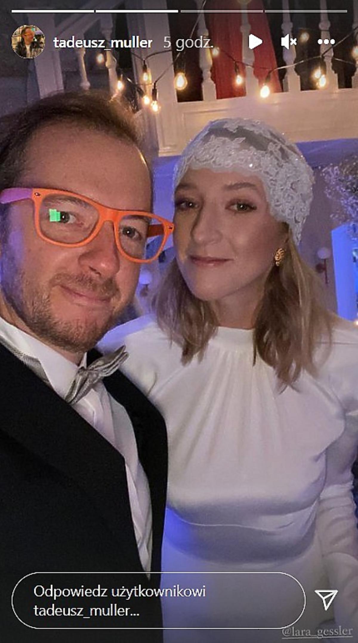 Lara Gessler i Piotr Szeląg wzięli drugi ślub