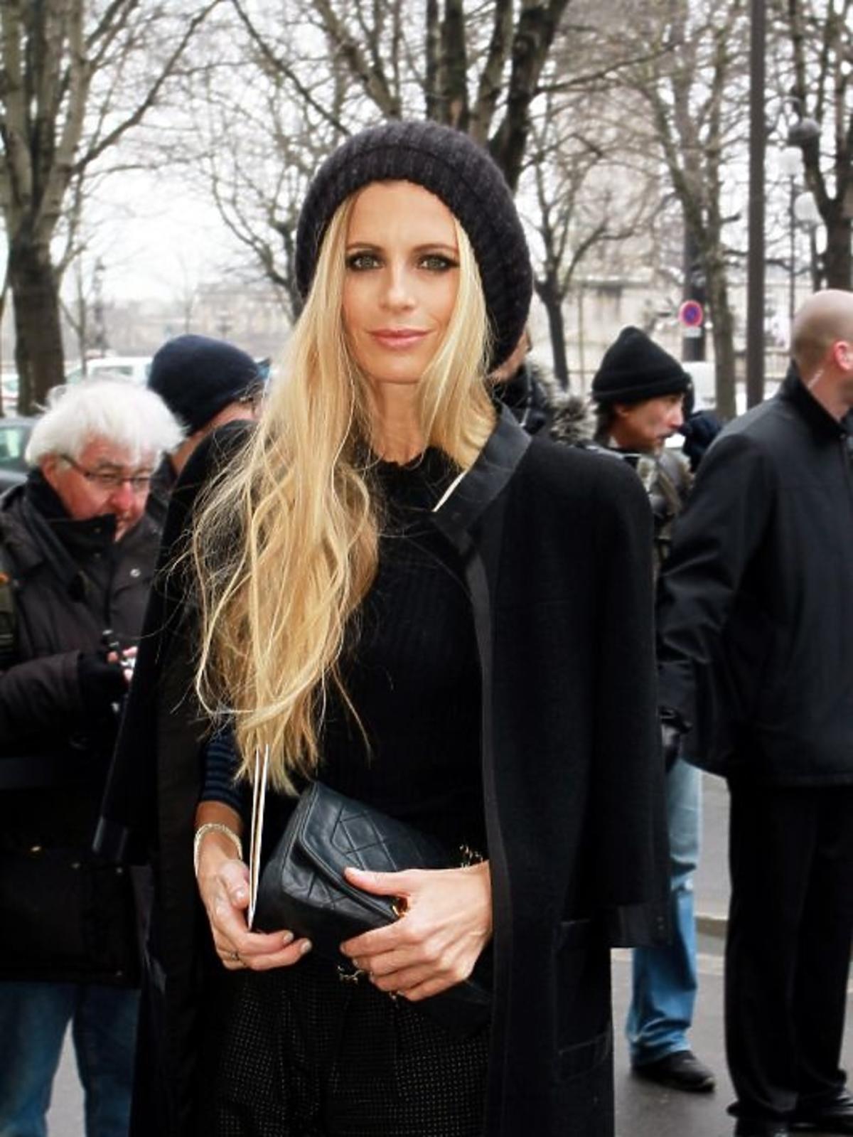 Laura Bailey na pokazie Chanel Haute Couture wiosna/lato 2013